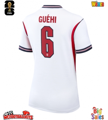England Marc Guehi #6 Replica Home Stadium Shirt for Women World Cup 2026 Short Sleeve